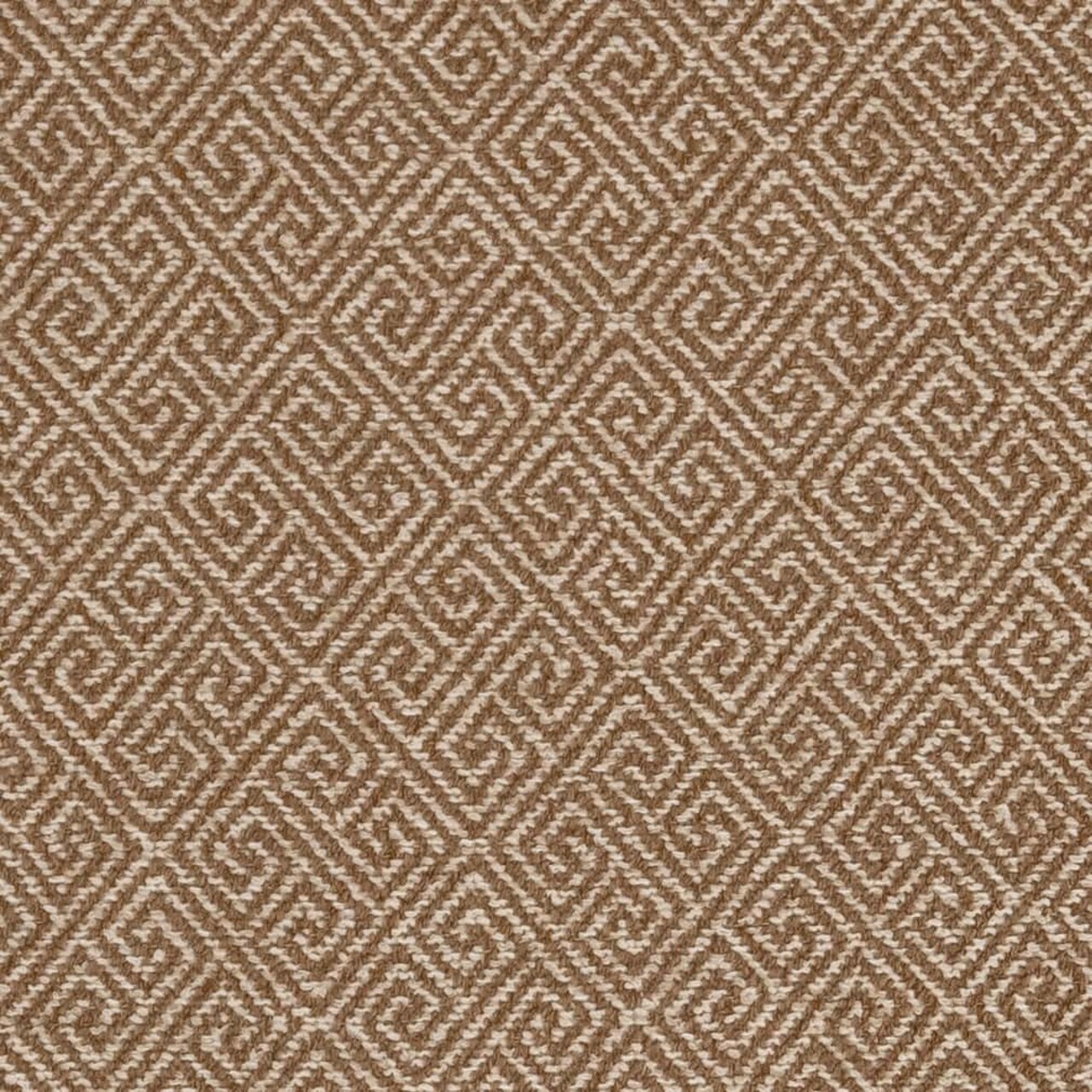 Greek Key Cafe - Beige & Taupe,Brown Abstract & Geometric,Greek Key Upholstery Fabric 54 Inches"
